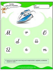 Ü Sesi Çalışma Sayfaları